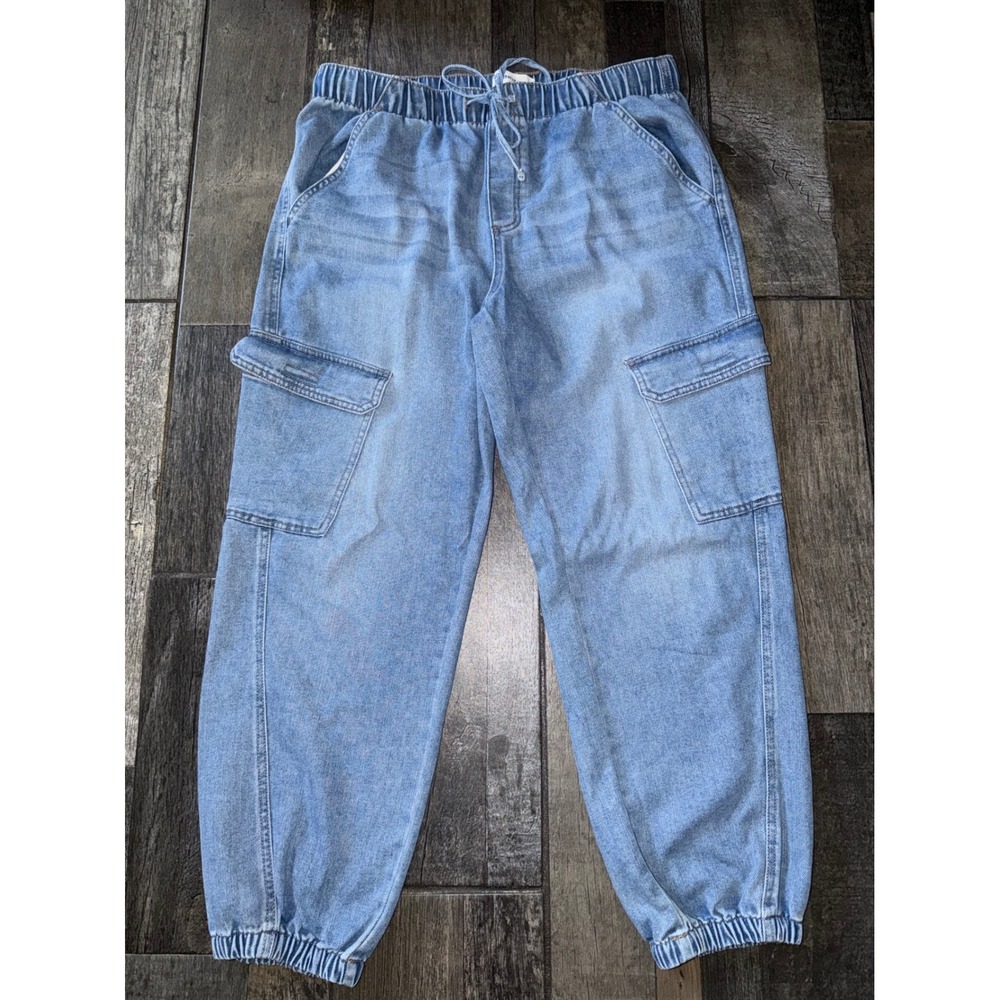 Women cargo jogger pants Large